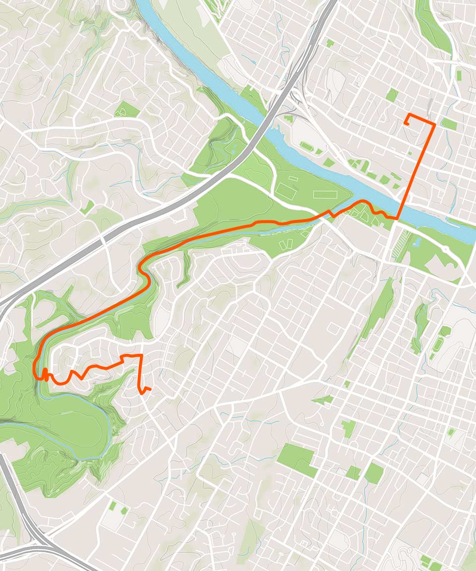 Mapa de segmentos de Barton Hill 